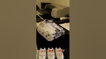 Lego Technic Powered Hetzer With Power Functions, Remote Controll. Instructions: www.rebrickable.com
