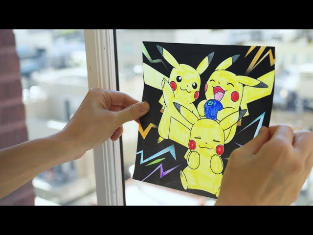 KLUTZ Pokémon Stained Glass Art Craft Kit