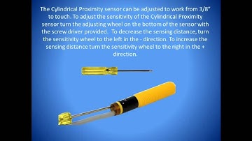 Cylindrical Proximity Sensor Operating Procedure