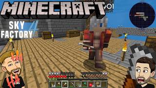 Minecraft: Sky Factory -  Kris gets swabbed!!