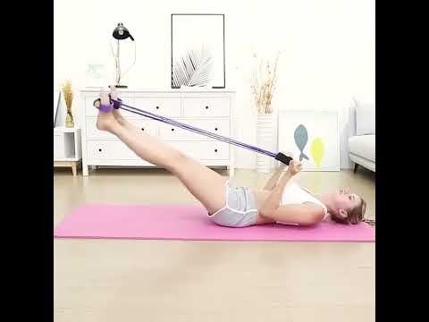 4 Tubes Cordes De Traction Lastiques Fitness