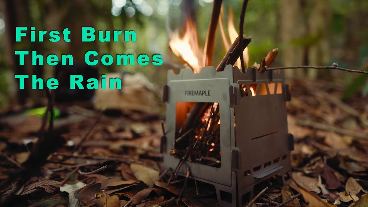柴火爐第一燒後下大雨｜FireMaple Fortress Woodstove First Burn Before the Rain Hit [2025-16]