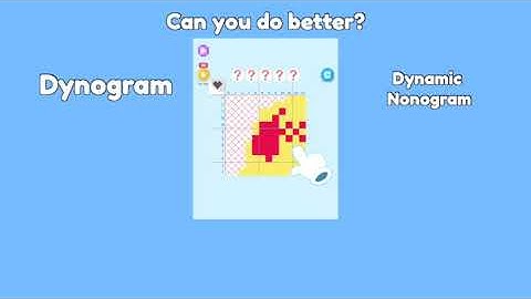 Dynogram - Dynamic nonogram, Dynamic drawing logic : Game Play Trailer
