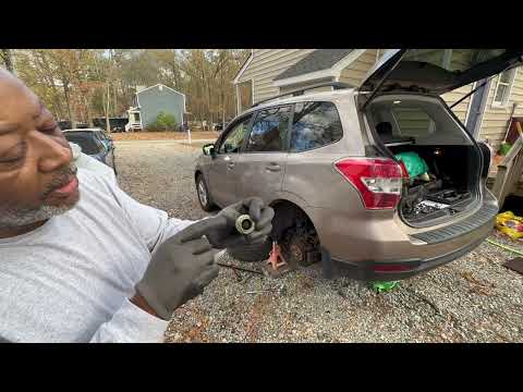 Replace 2014 Forester Rear CV axles & Wheel Bearings