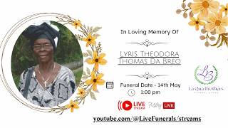 The funeral of the late: Lyris Theodora Thomas Da Breo “well known Vendor” of Mt. Granby