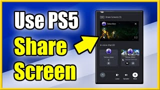 How to use Share Screen on PS5 & Live Stream Gameplay to Friends! (Best Tutorial)