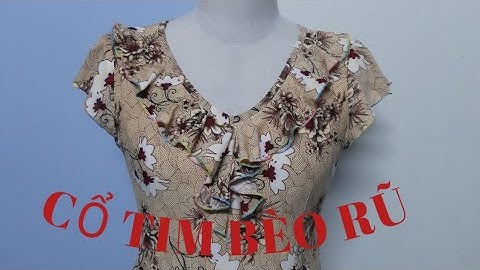 241/Cắt may ÁO CỔ TIM BÈO RŨ/CẮT MAY ĐỒ BỘ NỮ /ĐAM MÊ MAY VÁ HANA NGUYÊN