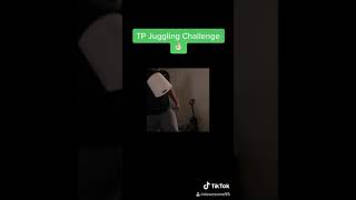 TikTok Toilet Paper Juggling (Slow Motion)