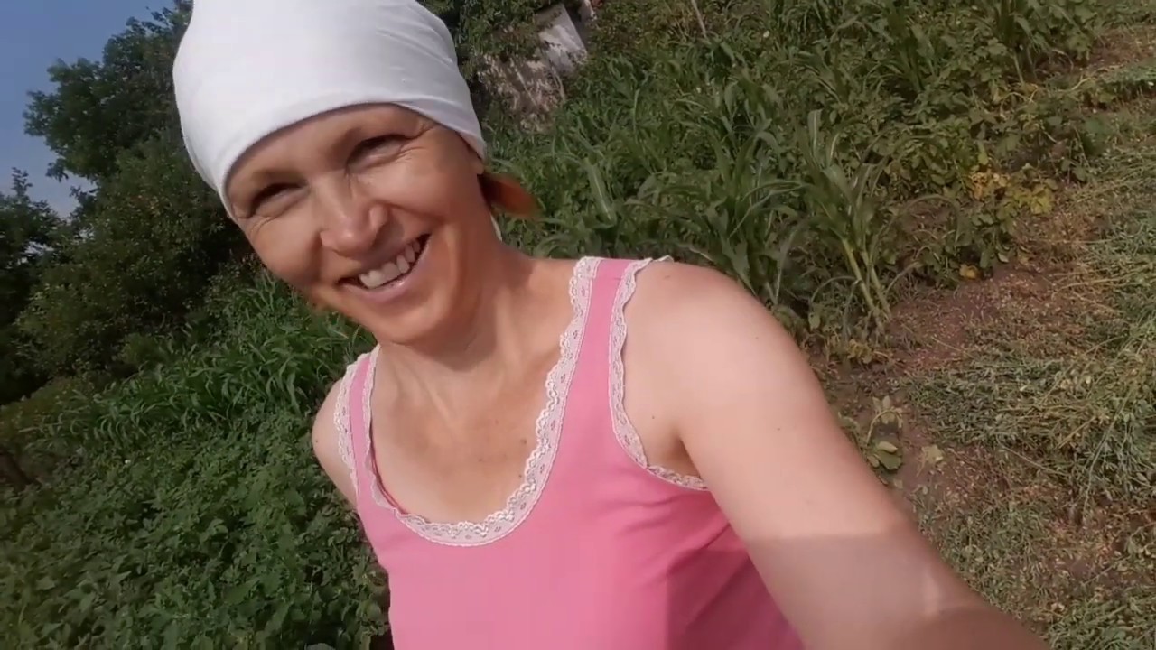 Скосила люцерну, уборка сорняков, рукула в заготовку, спаржевая фасоль ...