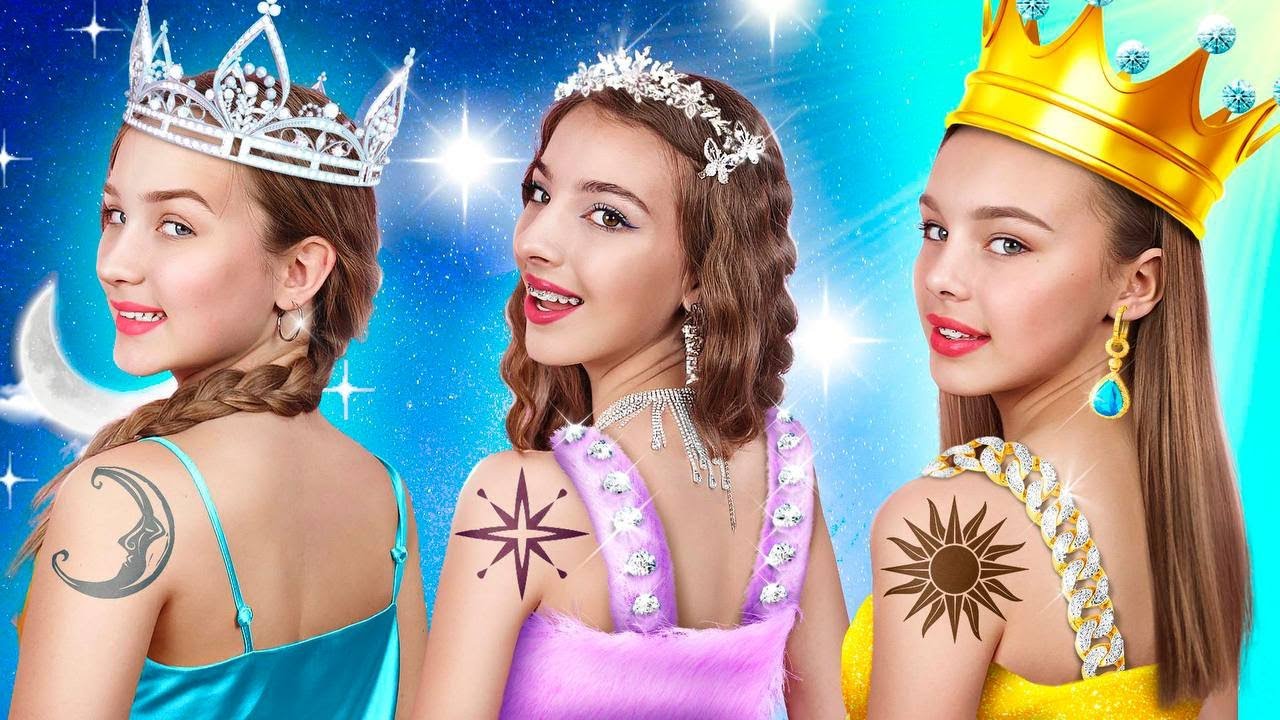 Девушка Луна, Девушка Солнце и Девушка Звезда | Девушки Планеты ...