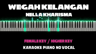 WEGAH KELANGAN - Nella Kharisma ( Karaoke Akustik Piano [ FEMALE KEY] ) by Othista