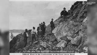 Building the Great Ocean Road
On 26 November 1932, a vast crowd converged in Lorne to celebrate the opening of the newly completed Great Ocean Road.
Construction had begun 13 years earlier in September 1919, with the detonation of a section of rock at the George River, outside Lorne. Over the full construction period, 3000 returned servicemen built the road, largely by pick, shovel and barrow, and lived on campsites set up along the route.
Watch the video above to learn more about how the ‘Road of a Thousand Charms’ came to be.
If you require a descriptive transcript for this video, please email us at websupport@slv.vic.gov.au. Building the Great Ocean Road