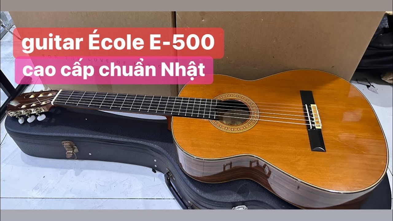 □ ECOLE GUITARE E-500 E500 クラシックギター よく響きます