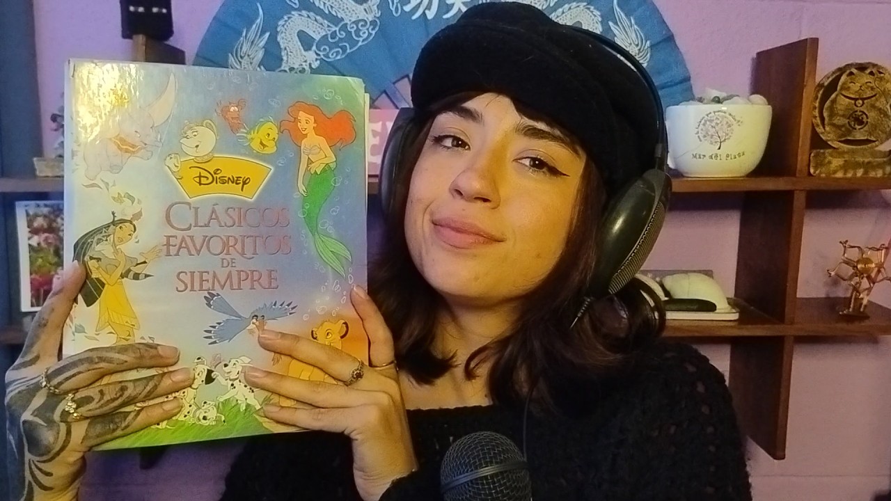 ASMR casero CLÁSICOS DE DISNEY #5  Lectura relajantes y susurros