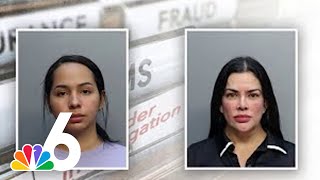 Women accused of insurance fraud after staged crash