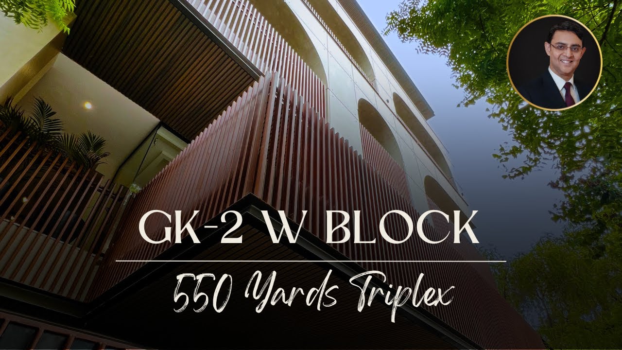 550 sq yd duplex with basement, W Block GK-2: video tour by SouthDelhiFloors