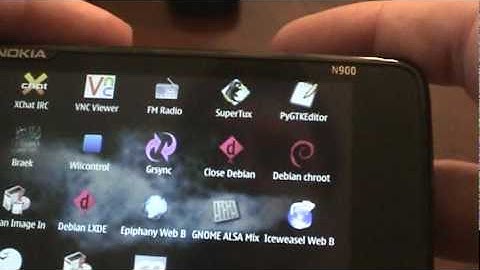 Installing Debian on the N900