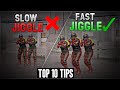Top 10 Tips & Tricks To Master Jiggle Movement | Jiggle Movement Tutorial PUBG MOBILE