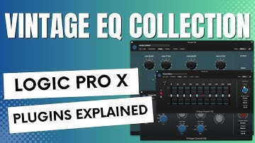 How To Use VINTAGE EQ COLLECTION In Logic Pro | You NEED To Be Using These