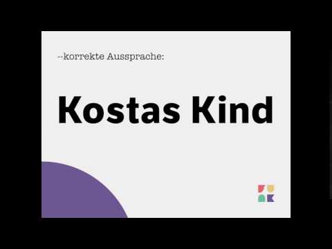 Kostas Kind - Korrekte Aussprache der funk Formate - Kostas Kind - Korrekte Aussprache der funk Formate