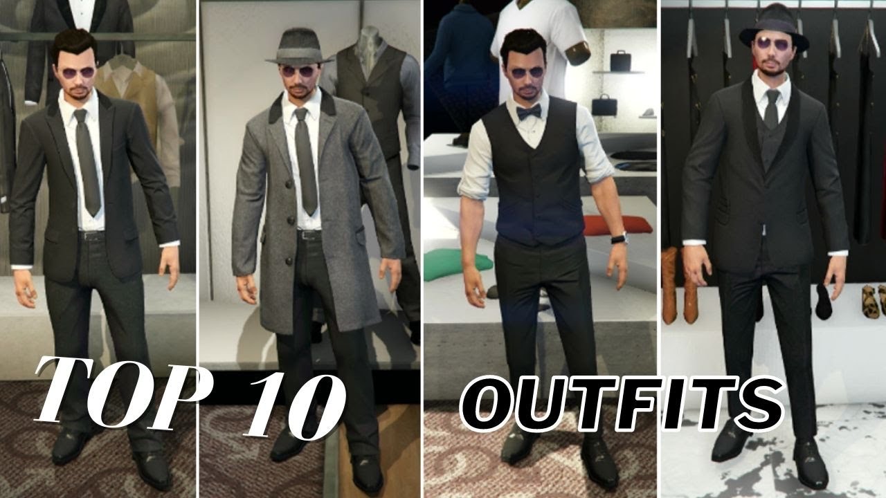 TOP 10 BEST Mafia Outfits in GTA 5 Online - YouTube