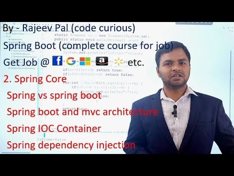 2 Spring Boot | Spring Core Concepts | Complete course for job - YouTube