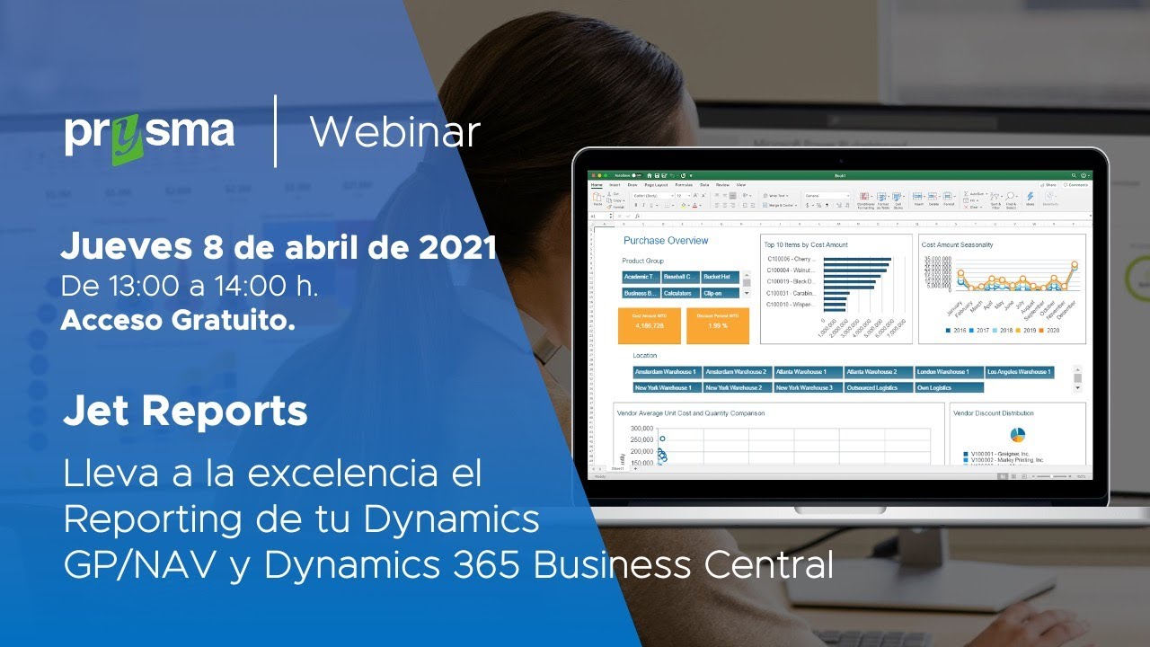 Webinar – Lleva a la excelencia el Reporting de tu Dynamics Navision y Business Central