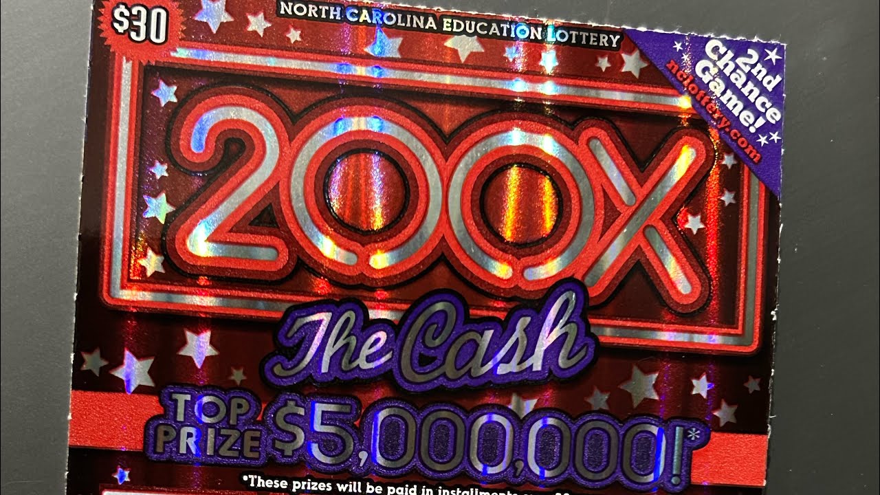 200x the Cash 💰 North Carolina lottery ticket 💵 Do we have a winner