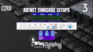ArtNet Timecode Setups grandMA3.