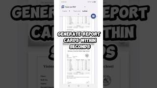 The fastest report card generator for schools