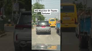 MG Majestor Vs Toyota Fortuner #fortuner #majestor #mg #morrisgaragesindia