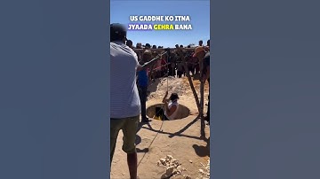 A BOY STUCK IN HOLE 🫣😱 #shortsvideo