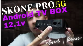 SKONE PRO 5G Android TV BOX  Tutorial | Review( Filipino/Tagalog )