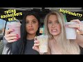 HONEST Q&A w/ my BFF & trying GROSS Starbucks drinks!