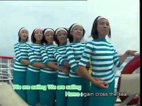 [开心女孩六人组] 奔放 + Sailing -- 中西民谣　２合１ (Official MV)