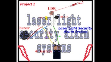 Dark sensor and Security alarm using laser and ldr