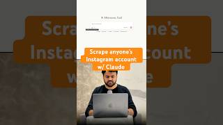 Scrape Instagram Account w/ Claude #aiworkflow #claude
