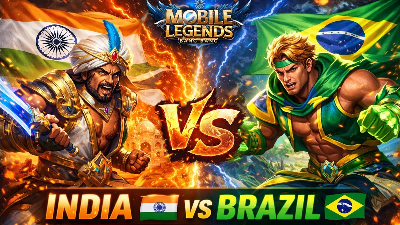 INDIA 🇮🇳 vs BRAZIL 🇧🇷 | WHO IS STRONGER? Mobile Legends 