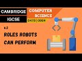 Robots and Their Roles