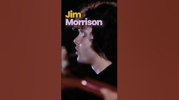 Jim Morrison (Dec 8, 1943 – Jul 3, 1971) was an American rock singer - The Doors