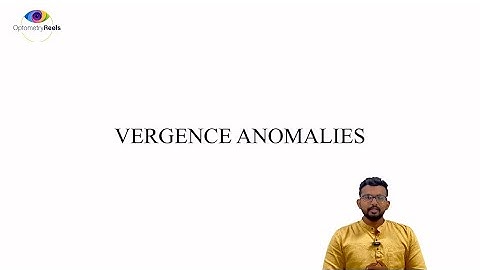 Vergence anomalies || Binocular Vision dysfunction || Optometryreels || 2024