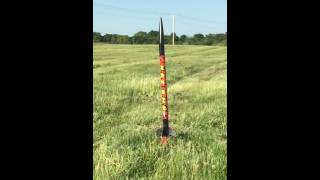 First Model Rocket Launch Epic Fail