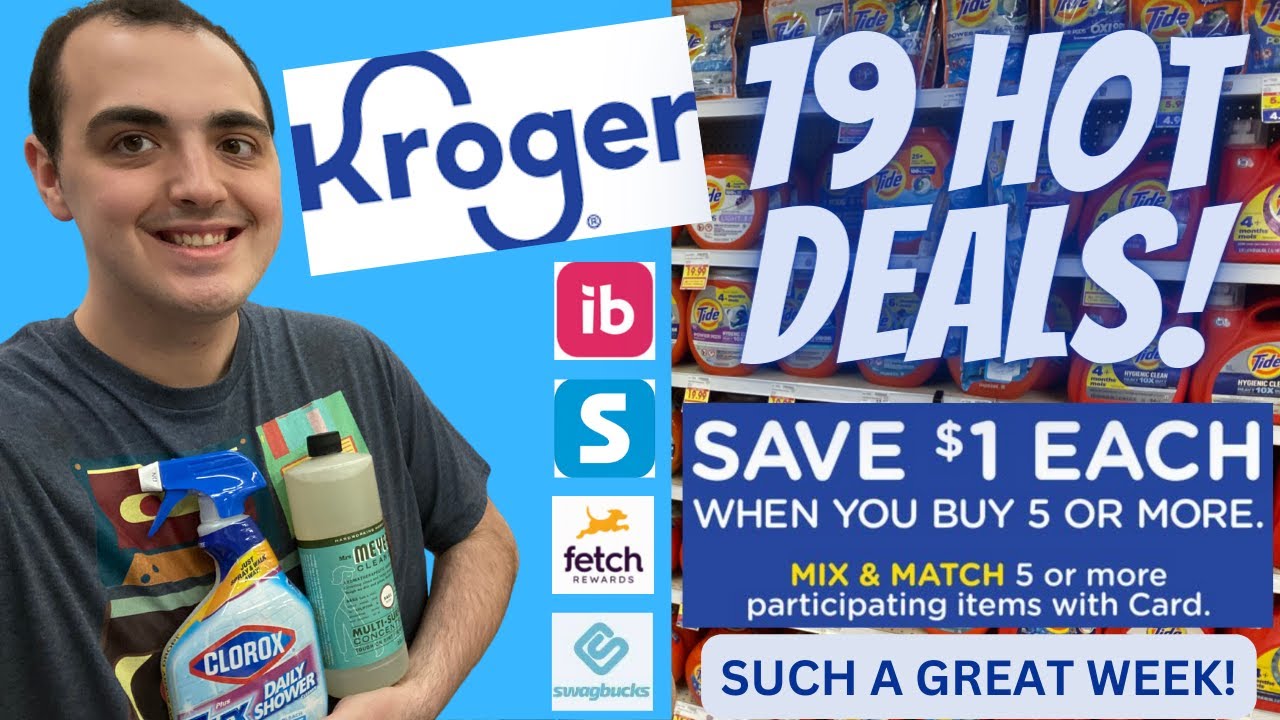 19 HOT KROGER COUPONING DEALS! SUCH A GREAT WEEK OF SAVINGS! MEGA EVENT CONTINUED 05/17/23