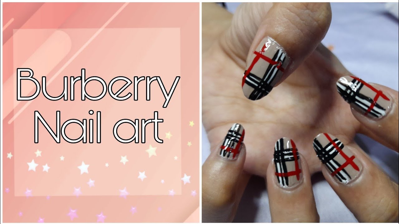 3. Easy DIY Burberry Nail Art Tutorial for Summer - wide 1
