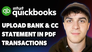 How to Upload Bank and Cc Statement in Pdf Transactions into Quickbooks Online (Full 2025 Guide)