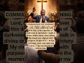 COMMANDING MY MORNING.#prayer #shortprayer #dailyprayer #faith #morningprayer