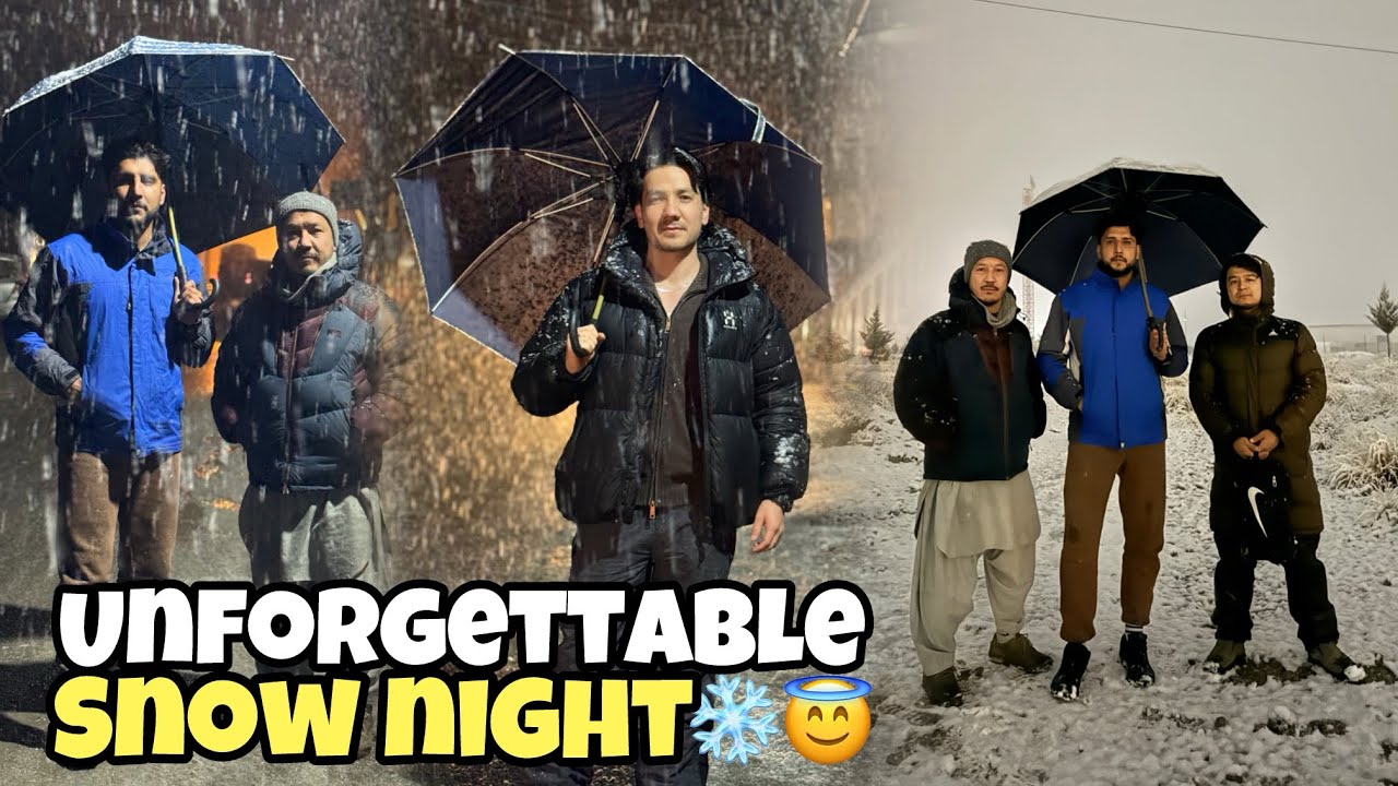 Unforgettable snow night with brothers😇| Heavy snowfall❄️| Hazaragi vlog | Asadz Official