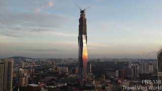 PNB 118 (Warisan Merdeka Tower) construction progress from September to October 2020