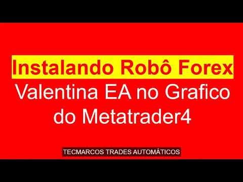 Instalando Robô Forex Valentina EA no Gráfico do Metatrader 4