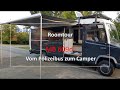 Bulle 9:  MB609d   Roomtour Mercedes T2 Umbau vom Polizeibus zum Camper